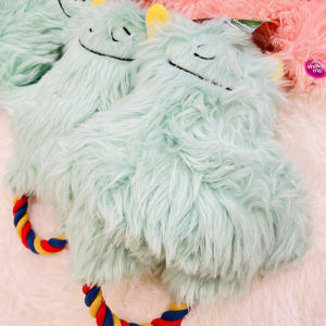 Little B Kid Is Very Interesting Original Order Two-in-One Monster Pet Sound + Cotton String Dog Toy Big round Airbag the Hokey Pokey