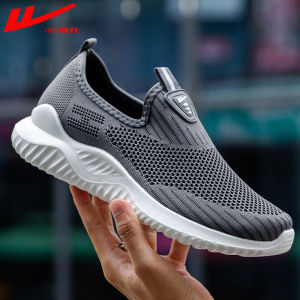 Giày Đơn Nam Mùa Hè Thoáng Khí Đế Mềm Chống Trượt Giày Lười Giày Vải Bắc Kinh Giày Thường Ngày Giày Thể Thao Giày Thoải Mái