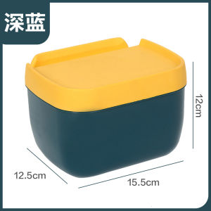 Toilet Tissue Box Toilet Paper Storage Rack Wall Hanging Paper Extraction Box Punch-Free Creative Waterproof Tissue Rack