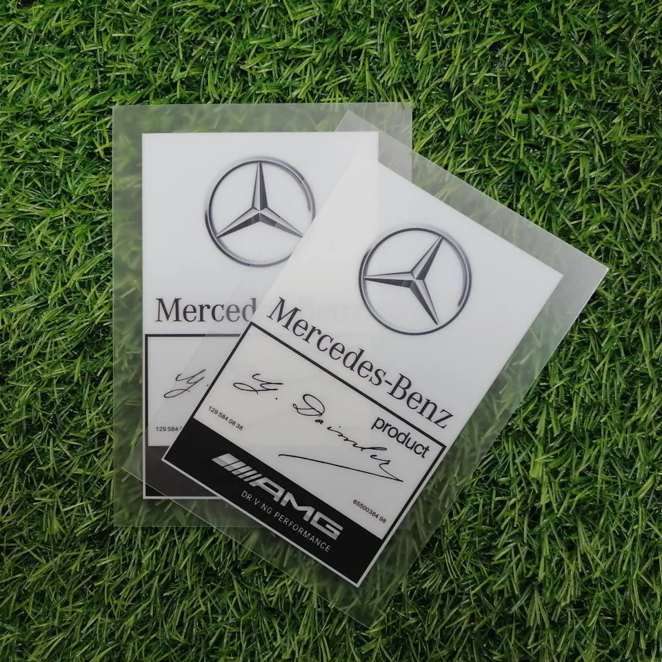 Mercedes-Benz Windshield Sticker G.Daimler Signature 129 584 08 38