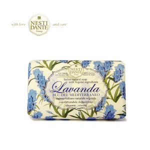 Italy Nestis Dante Nestis Dante Herb Vanilla After Bathing Handmade Soap Blue Meditation
