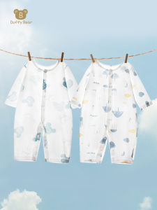Baby Jumpsuit Summer Pure Cotton Newborn Clothes Air Conditioning Romper Summer Thin Male and Female Baby Rompers Pajamas