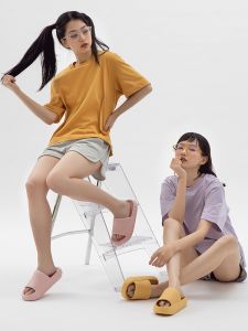 Youtiao Thick Sole Slippers Womens Summer Outdoor Wear Poop Feeling Indoor Home Bathroom Non-Slip Deodorant Mens Couple Eva