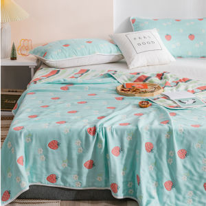 All Cotton Cartoon Six-Layer Gauze Comforter Towel Blanket Pure Cotton Summer Thin Nap Quilt Baby Blanket Cover Blanket