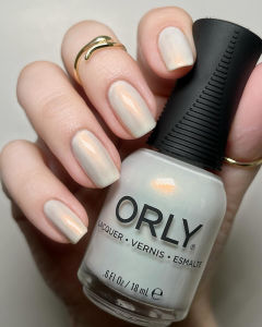 ♨New Color Spring orly Polarized Fine Glittering Pearl White August 200031 Light White sea spray No Baking✮