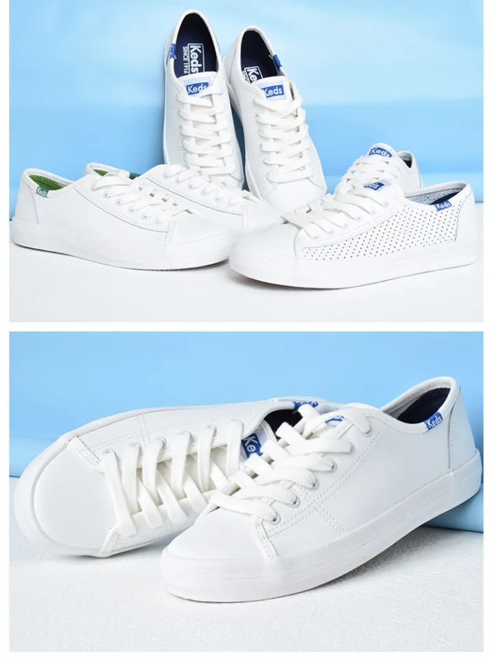 Keds kickstart retro hot sale court perf leather