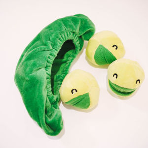 Choule Cheese Cheese Ball Pea Popcorn Puzzle Smell Hiding Food Pet Sound Paper All-in-One Sound Toy