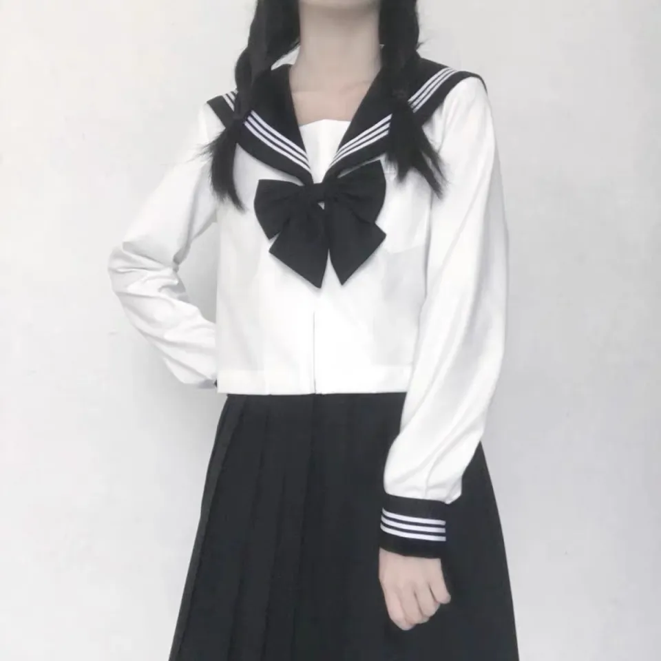 Bộ đồng phục học sinh với chân váy xếp ly và áo sơ mi phong cách Nhật Bản  cho nữ - Chân váy | ThờiTrangNữ.vn
