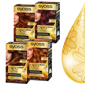 ✸Germany imported syoss silk intense essential oil hair dye wine red copper red caramel dirty orange hair cream☃
