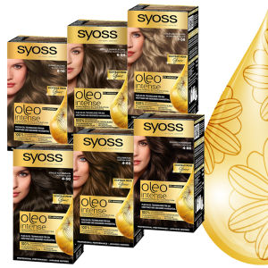 ✡Germany imported syoss essential hair dye linen gray brown chocolate black tea milk tea brown hair cream▲