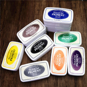 Stazon PIGMENT Quick-Drying Stamp Ink from Japan Multi-Functional Ideal for Business and Daily Use Cute Printing Clay