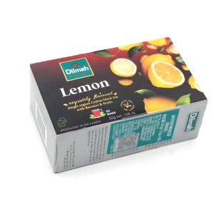 ♖Imported Fruit Tea Bag Dilma Dilmah Lemon Tea 20 Bags Ceylon Black Tea Sri Lanka✸