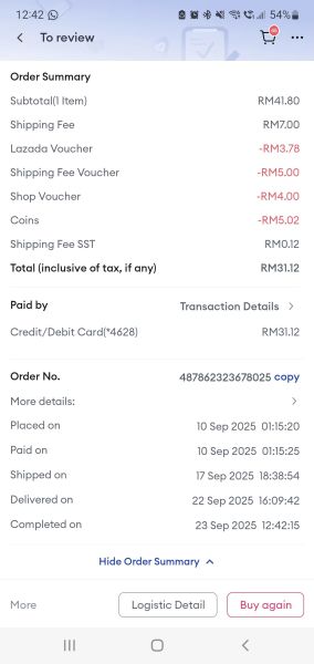 Buyer review image 1