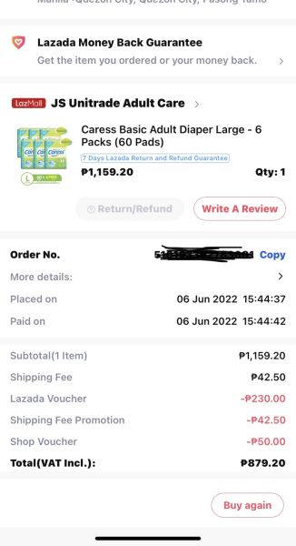 Buyer review image 1