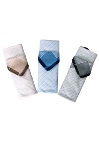 Handkerchief For Mens Suit - 3 Buah - Multicolor
