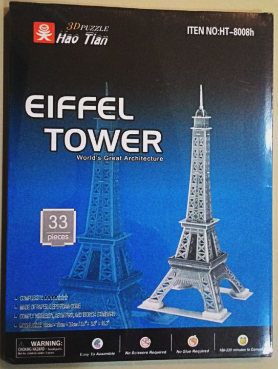 Hao Tian 3D Puzzle - Eiffel Tower