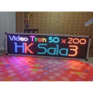 Running Text RGB Full Colour 50x200Cm Wifi Outdoor