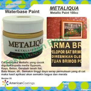 Cat Emas Mettalic Paint Metaliqua MQ-06 Yellow Star 100cc