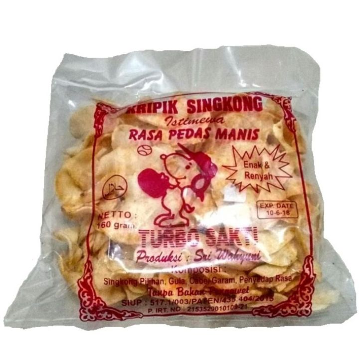 Kripik Singkong Turbo Sakti Rasa Pedas Manis 5x130gr Lazada Indonesia