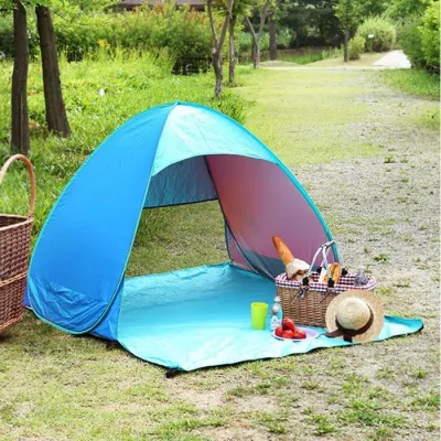 Tenda Camping Lipat Instan Bukaan Otomatis Portabel Pantai Kemah Instant Kemping Berkemah Foldable Outdoor Hiking Piknik Portable