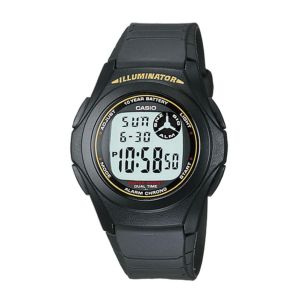 CASIO ORIGINAL - CASIO F-200W-9A - Jam Tanga Pria - Hitam - Strap Karet - Jam dunia JD17ST # Jam Tangan Pria Cowok Anti Air Digital Analog + CASIO F 200W 9A F-200W 200 W F200 F-200 F200W $ WR0 STR SD7 HT7