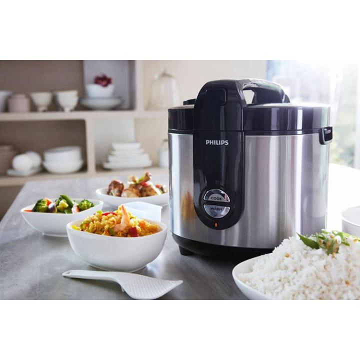PHILIPS HD3128 Magic com/Rice Cooker Body stainless teflon Pro