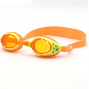 Beauty Kacamata Renang Anti Fog Anti UV Shield Kids Protection Swimming Goggles With star Waterproof Adjustable Swim Glasses For Girls Boys Baby / Kaca Mata Renang Anak-Anak - Orange