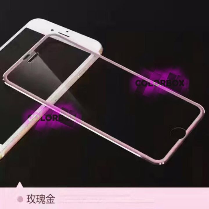 MR Tempered Glass Ring Besi Rose Titanium Gold iPhone Plus