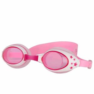 Kacamata Renang Anak Anti Uv Anti Kabut Gratis Tutup Telinga Pouch Ziper Kaca Mata Anak Bintang Pink
