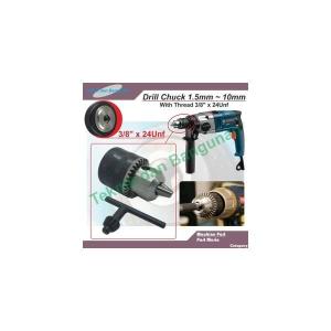 Drill Chuck/Kepala Bor 10mm (3/8 ~24Unf)