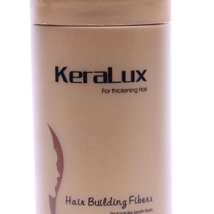 penebal rambut KeraLux Hair Building Fibers Dark Brown 28g Lazada