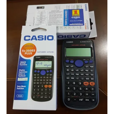 ASLI Casio FX 350 ES PLUS Scientific Calculator Kalkulator Sekolah Kuliah