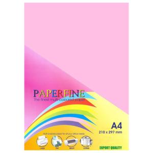 Paperfine Kertas HVS Warna A4 Pink Isi 500 Lembar Kode Warna 170