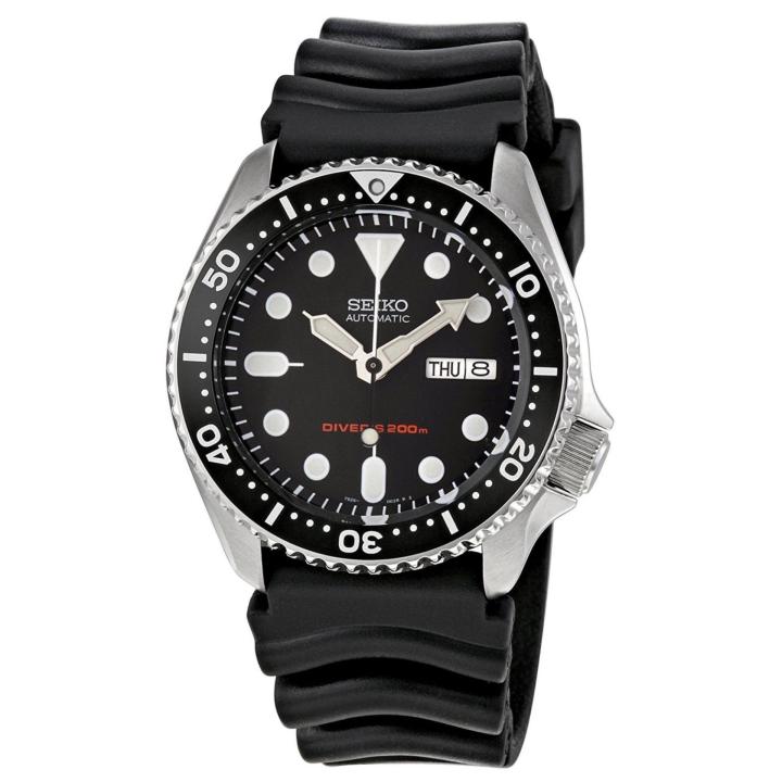 Seiko Skx007 Seiko Black Bracelet Watch Jam Tangan Pria Seiko