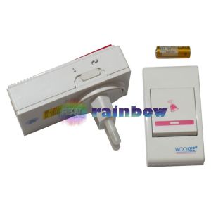 Rainbow  Bel Pintu Door Bell Wirelles Remote 32 melody AC 12V J306B (AC) Bell Pintu Wireless - Pink