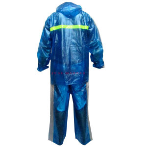 Jas Hujan Elmondo Jas Hujan Setelan Genesis 923 - Raincoat Dewasa Jaket Celana Pria Wanita Murah Jas Hujan Setelan Dewasa Jas Hujan Elmondo Dewasa Mantel Elmondo Biru