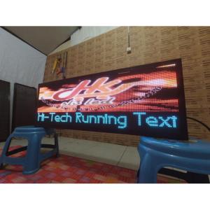 Running Text RGB Full Colour 40x100Cm Wifi P5 Indoor