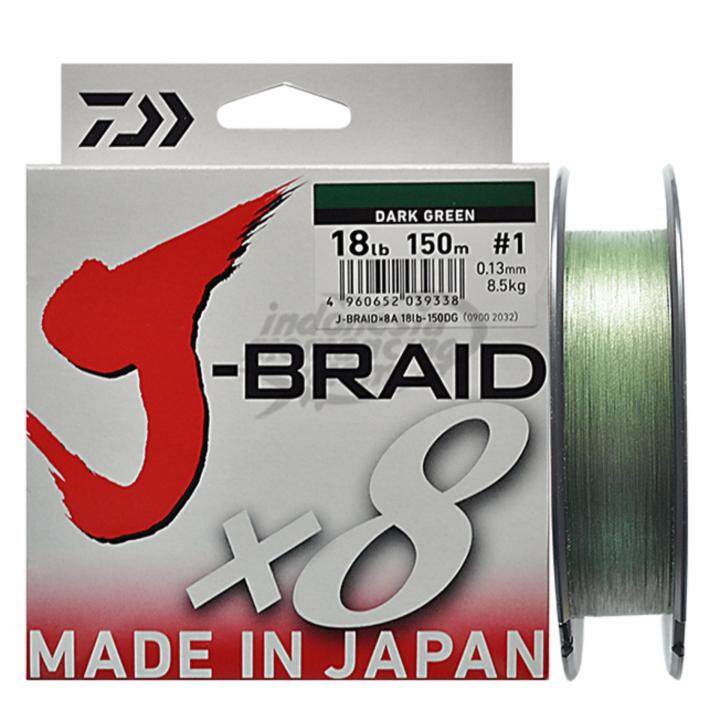 Senar Pancing PE Daiwa J-Braid PE-1 Ukuran 18 Lbs | Lazada Indonesia