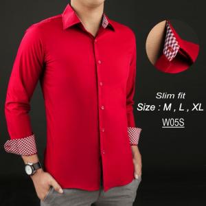 Kemeja Putih Original Formal Pria Lengan Panjang W05S