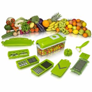 Genius Nicer Dicer Plus Alat Pemotong Buah Sayur Serbaguna