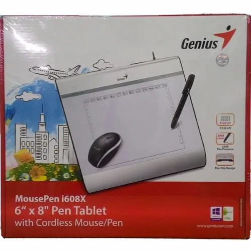 Genius%20MousePen%20i608X%206"%20X%208"%20Pen%20Tablet%20with%20Cordless%20Mouse/Pen%20-%20Image%203
