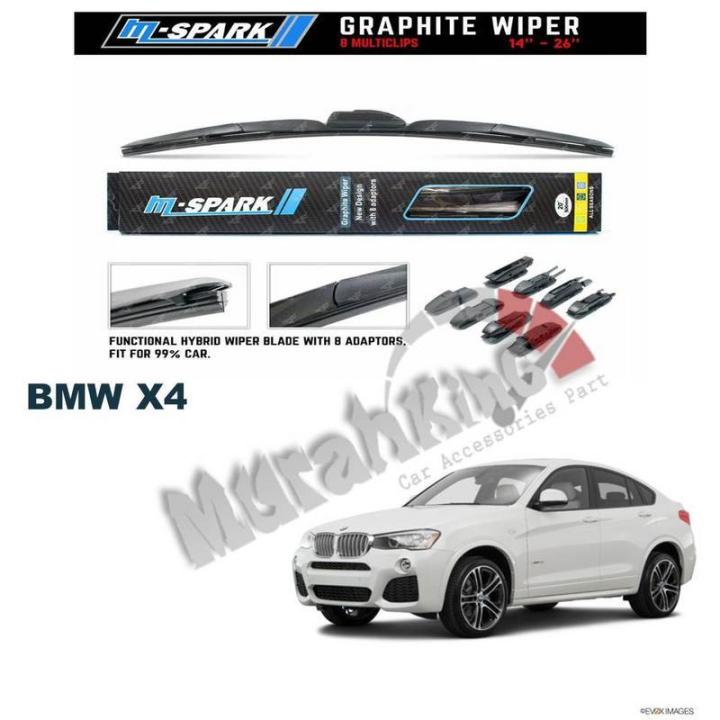 BMW X4 xDrive 28 I M Sport M Spark Multifunctional Graphite Wiper Blade ...