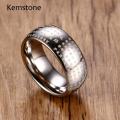 Kemstone 8 mét thép không gỉ Phật Giáo Sutra cho nam giới của vòng. 
