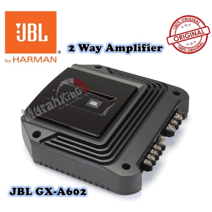 JBL GX-A602 2-channel car amplifier — 60 watts RMS x 2 Selectable