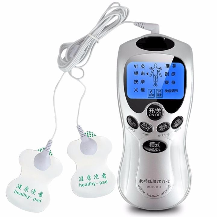 Digital Therapy Machine Full Body Massager With 4 Pads | Lazada