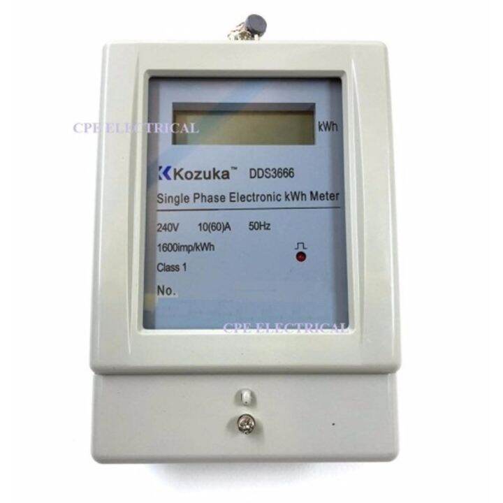 Kozuka Dds A Single Phase Electronic Kwh Meter Lazada