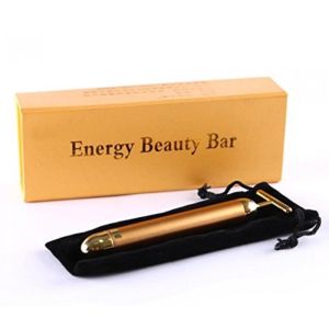 24K Energy Gold T Bar Face Lifter Slimming Massager Japan Beauty Bar