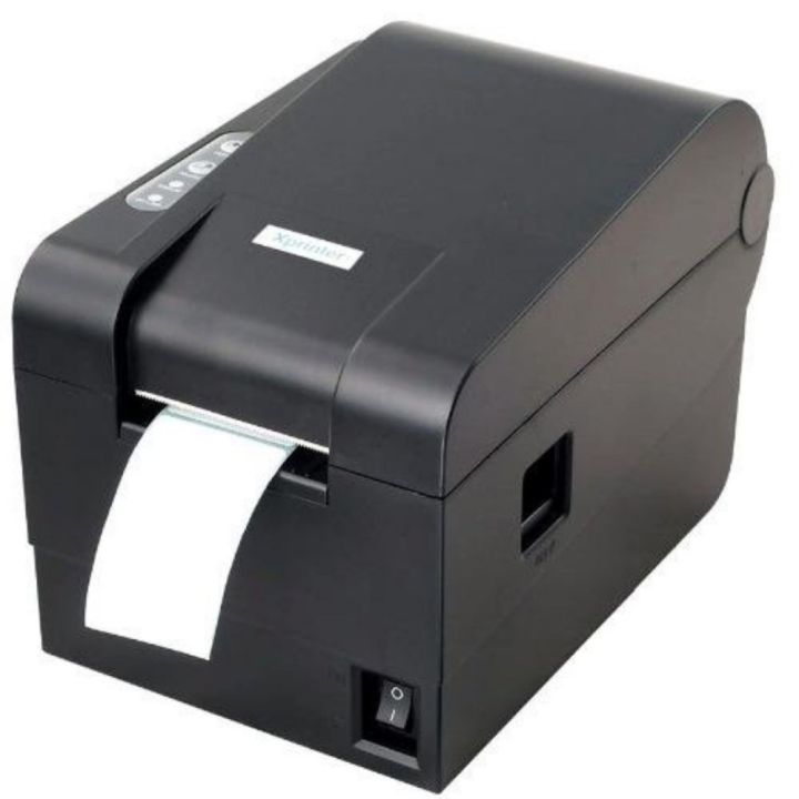 Xprinter XP-235B 2-in-1 58mm Thermal Barcode Label and Receipt Printer ...