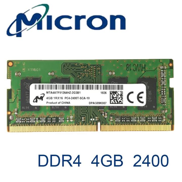 Micron Ddr4 2400 Sodimm 4gb 2020 DDR4 4GB 1Rx16 PC4-2400T Laptop
