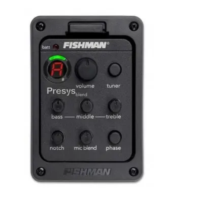 Fishman Presys 301 Mic Blend Dual Model Guitar Preamp EQ Tuner Piezo Pickup Beat
